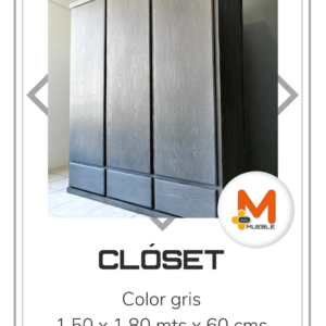 Clóset anexo grande gris