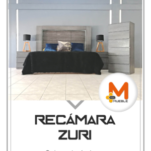 Recámara Zuri gris 4 piezas