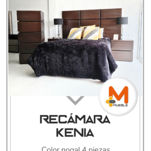 Recámara Kenia nogal 4 piezas