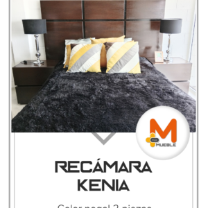Recámara Kenia nogal 3 piezas
