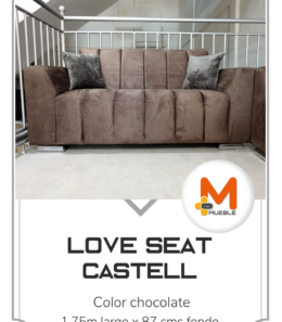 Love Seat Castell chocolate