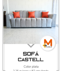 Sofá Castell plata