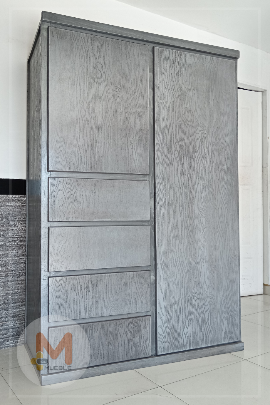 Ropero gris sin espejo - Image 2