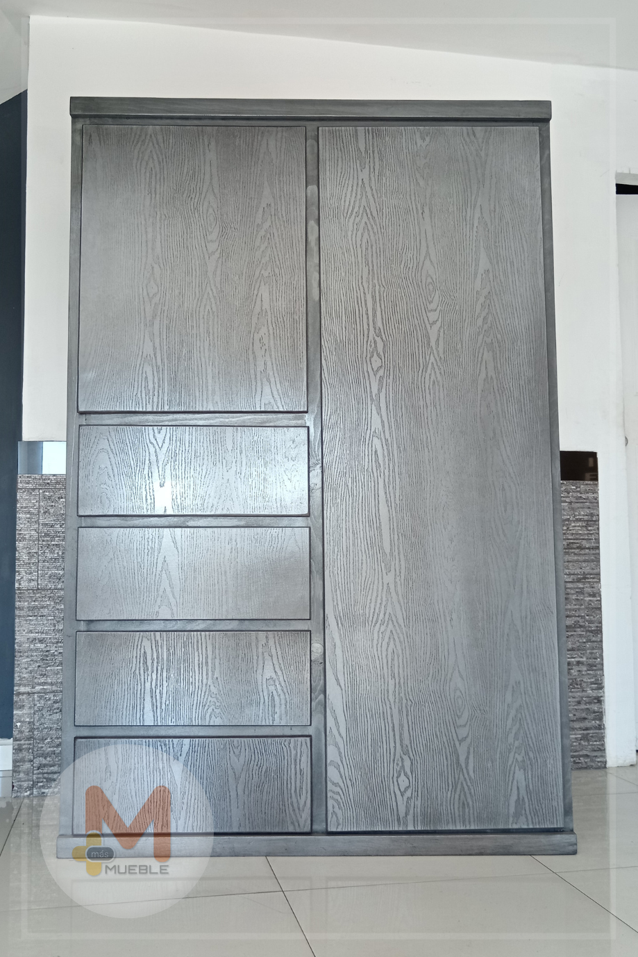 Ropero gris sin espejo - Image 3