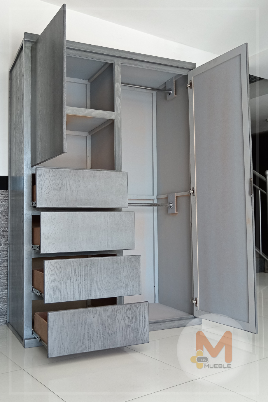 Ropero gris sin espejo - Image 5