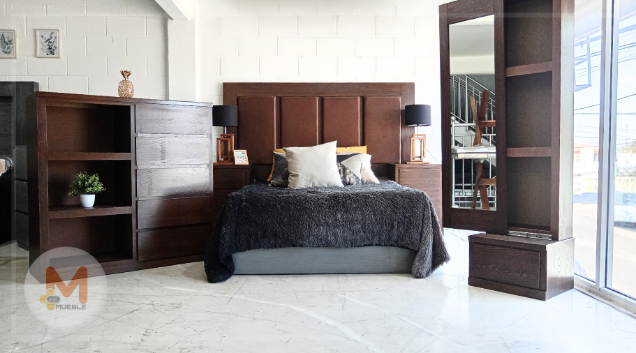 Recámara Sofia nogal 5 piezas - Image 3